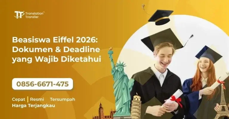 Beasiswa Eiffel 2026: Dokumen & Deadline yang Wajib Diketahui