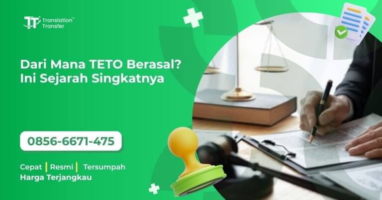 Dari Mana TETO Berasal? Ini Sejarah Singkatnya
