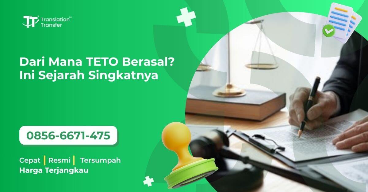 Dari Mana TETO Berasal? Ini Sejarah Singkatnya
