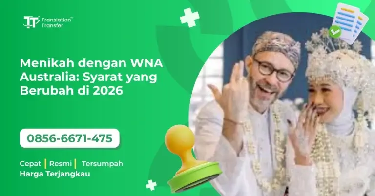 Menikah dengan WNA Australia: Syarat yang Berubah di 2026