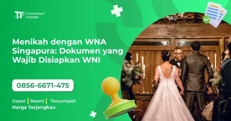 Menikah dengan WNA Singapura