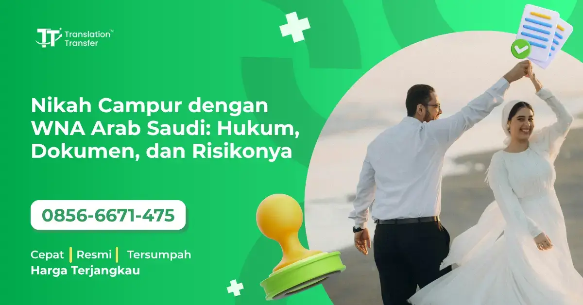 Nikah Campur dengan WNA Arab Saudi