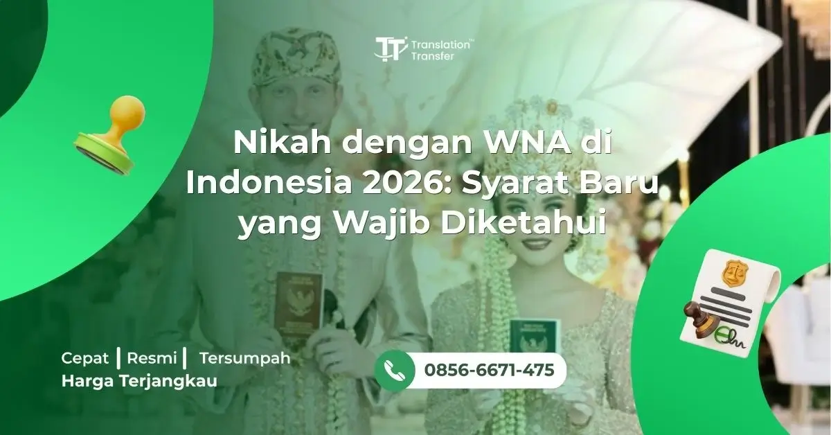 Nikah dengan WNA di Indonesia 2026: Syarat Baru yang Wajib Diketahui
