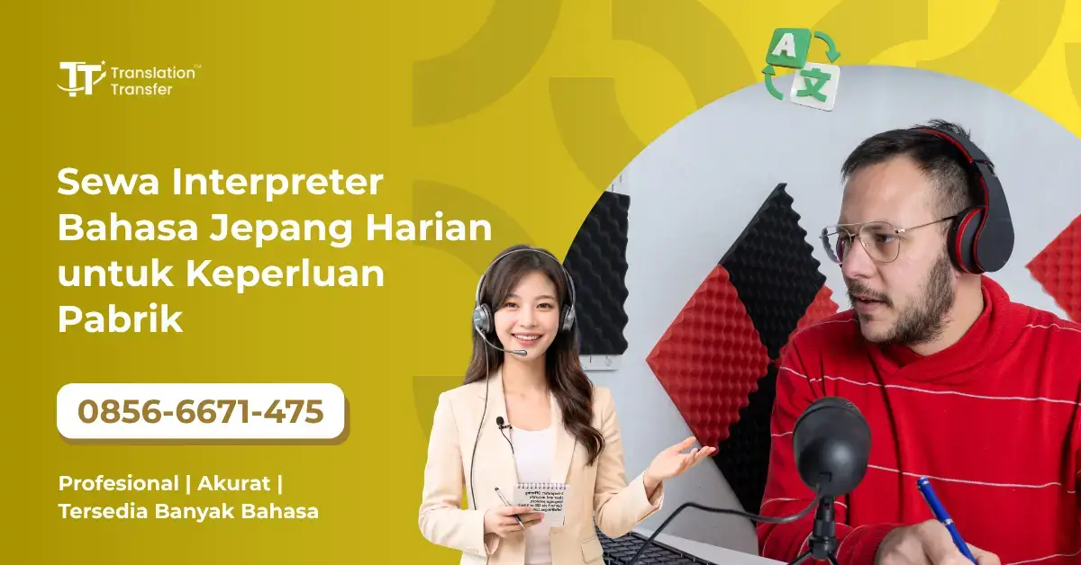 Sewa Interpreter Bahasa Jepang Harian