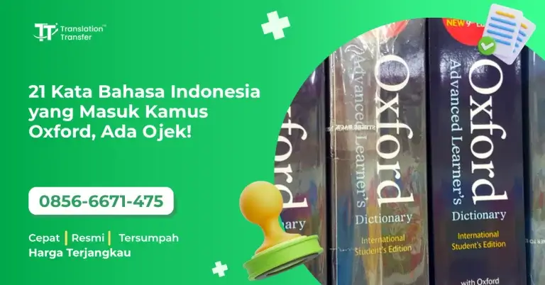21 Kata Bahasa Indonesia yang Masuk Kamus Oxford Ada Ojek!