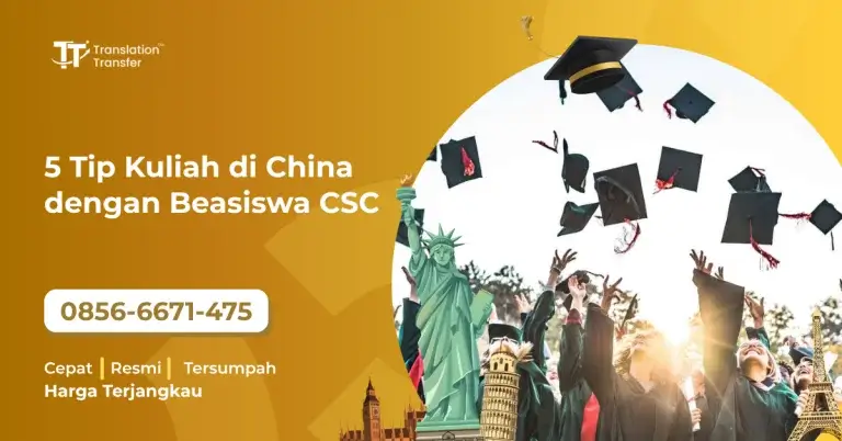 5 Tip Kuliah di China dengan Beasiswa CSC