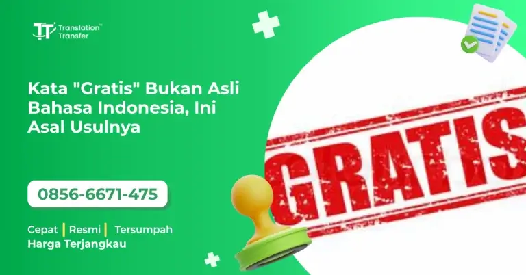 Kata "Gratis" Bukan Asli Bahasa Indonesia, Ini Asal Usulnya