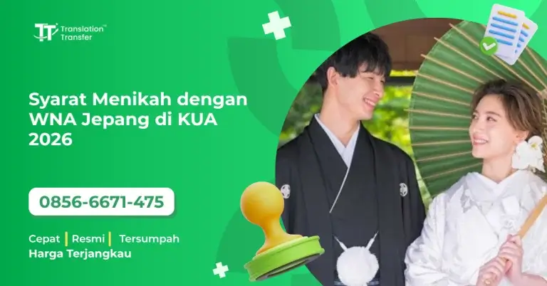 Syarat Menikah dengan WNA Jepang di KUA 2026