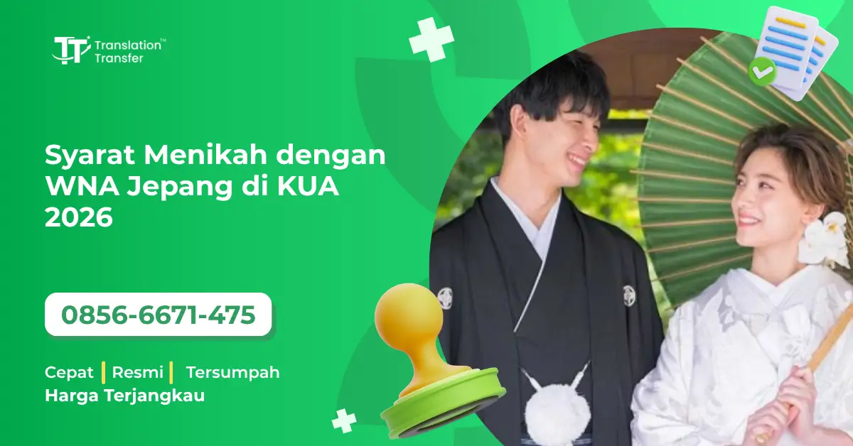 Syarat Menikah dengan WNA Jepang di KUA 2026