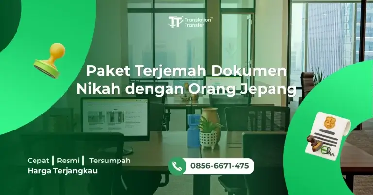 Paket Terjemah Dokumen Nikah dengan Orang Jepang