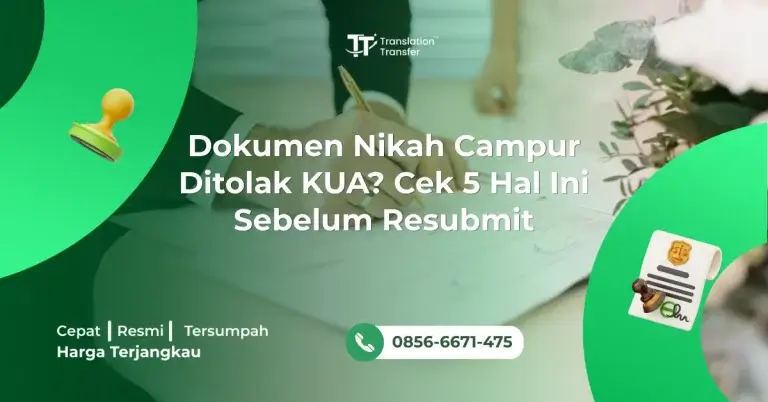 Dokumen Nikah Campur Ditolak KUA? Cek 5 Hal Ini Sebelum Resubmit