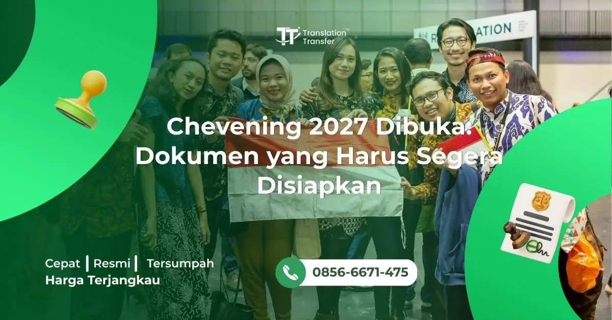 Chevening 2027 Dibuka: Dokumen yang Harus Segera Disiapkan