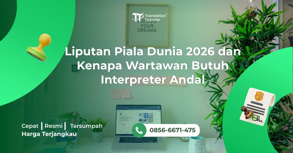 Liputan Piala Dunia 2026 dan Kenapa Wartawan Butuh Interpreter Andal