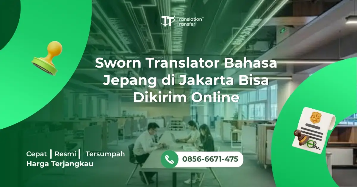 Sworn Translator Bahasa Jepang di Jakarta Bisa Dikirim Online Oleh : Wahyu Jum'ah Maulidan Sworn Translator Bahasa Jepang di Jakarta Bisa Dikirim Online | Jakarta sebagai pusat bisnis dan diplomasi Indonesia memiliki konsentrasi sworn translator atau penerjemah tersumpah bahasa Jepang yang paling banyak dibandingkan kota lain di Indonesia, mengingat keberadaan Kedutaan Besar Jepang, ratusan perusahaan Jepang yang beroperasi di Jakarta, dan komunitas ekspatriat Jepang yang cukup besar. Tapi bagi mereka yang tidak berdomisili di Jakarta atau yang kesulitan meluangkan waktu untuk datang langsung, kabar baiknya adalah layanan sworn translator bahasa Jepang di Jakarta kini bisa diakses secara online dan hasilnya bisa dikirim ke seluruh Indonesia. Mengapa Jakarta Menjadi Pusat Sworn Translator Bahasa Jepang Terbaik Konsentrasi penerjemah tersumpah bahasa Jepang yang berkualitas tinggi di Jakarta bukan kebetulan. Jakarta sebagai lokasi Kedutaan Besar Jepang menciptakan kebutuhan yang konsisten dan dalam volume besar akan terjemahan tersumpah bahasa Jepang, yang pada gilirannya menarik penerjemah-penerjemah terbaik untuk berkonsentrasi dan membangun spesialisasi di kota ini. Penerjemah tersumpah bahasa Jepang yang berbasis di Jakarta umumnya memiliki pengalaman yang sangat luas karena melayani berbagai kebutuhan, mulai dari dokumen untuk perusahaan multinasional Jepang, dokumen untuk Tokutei Ginou dan visa kerja Jepang lainnya, dokumen untuk pernikahan campuran Indonesia-Jepang, hingga dokumen akademik untuk keperluan beasiswa MEXT dan studi di universitas Jepang. Baca Juga : Penerjemah Tersumpah Bahasa Jepang Tangerang Keragaman pengalaman ini menciptakan penerjemah yang sangat versatile dan memahami berbagai konteks penggunaan terjemahan bahasa Jepang, sesuatu yang mungkin tidak selalu ditemukan pada penerjemah tersumpah bahasa Jepang di kota-kota lain yang volumenya lebih terbatas. Bagaimana Layanan Online Bekerja untuk Klien di Luar Jakarta Proses menggunakan layanan sworn translator bahasa Jepang Jakarta secara online dirancang untuk memberikan pengalaman yang seefisien mungkin bagi klien yang berdomisili di luar Jakarta. Konsultasi dan Pengiriman Dokumen Proses dimulai dengan konsultasi awal melalui WhatsApp, email, atau platform komunikasi lainnya yang disediakan oleh penyedia layanan. Dalam konsultasi ini, kamu menyampaikan kebutuhan spesifik termasuk jenis dokumen yang akan diterjemahkan, tujuan penggunaan terjemahan, dan instansi yang akan menerima hasil terjemahan tersebut. Setelah konsultasi awal, kamu mengirimkan scan atau foto dokumen dengan kualitas tinggi secara digital. Pastikan seluruh area dokumen termasuk stempel, tanda tangan, dan teks kecil terbaca dengan jelas. Resolusi yang baik akan memastikan penerjemah bisa membaca dan menerjemahkan setiap elemen dokumen dengan akurat tanpa perlu meminta pengiriman ulang. Baca Juga : Penerjemah Tersumpah Akta Kelahiran Proses Penerjemahan oleh Sworn Translator Setelah dokumen diterima, sworn translator bahasa Jepang yang berkompeten akan mengerjakan terjemahan dengan standar akurasi yang sama tingginya dengan layanan tatap muka. Proses ini mencakup penerjemahan seluruh elemen dokumen, review kualitas internal, dan penyiapan sertifikasi resmi yang akan menyertai hasil terjemahan. Pengiriman Hasil ke Seluruh Indonesia Setelah terjemahan selesai, hasil bisa dikirimkan dalam dua format. Format digital berupa file PDF yang sudah ditandatangani secara digital atau yang sudah di-scan dari dokumen fisik yang ditandatangani bisa langsung dikirimkan melalui email atau platform komunikasi, memungkinkan kamu menggunakan dokumen tersebut dengan sangat cepat untuk keperluan yang mendukung format digital. Untuk keperluan yang mensyaratkan dokumen fisik dengan tanda tangan dan cap asli, seperti yang sering diminta oleh Kedutaan Besar Jepang atau instansi resmi lainnya, hasil terjemahan fisik bisa dikirimkan melalui jasa ekspedisi ke alamat di seluruh Indonesia, termasuk ke kota-kota yang jauh dari Jakarta. Jenis Dokumen yang Paling Sering Diterjemahkan oleh Sworn Translator Jakarta untuk Klien Luar Kota Berdasarkan pola permintaan yang diterima oleh sworn translator bahasa Jepang di Jakarta, ada beberapa jenis dokumen yang paling sering dipesan oleh klien yang berdomisili di luar Jakarta. Dokumen untuk Tokutei Ginou dan berbagai visa kerja Jepang lainnya, termasuk ijazah, SKCK, akta kelahiran, dan KK, adalah kategori permintaan yang paling konsisten dari seluruh Indonesia. Dokumen untuk dependent visa yang membawa keluarga ke Jepang, termasuk akta kelahiran anak dan akta pernikahan, juga merupakan kategori permintaan yang signifikan. Baca Juga : Penerjemah Tersumpah Transkrip Nilai Cepat dan Resmi Dokumen untuk pernikahan campuran dengan warga Jepang, termasuk berbagai dokumen kependudukan dari kedua belah pihak, dan dokumen akademik untuk beasiswa MEXT atau studi mandiri ke universitas Jepang juga merupakan kategori yang sangat sering diminta oleh klien dari berbagai kota di Indonesia yang tidak memiliki akses mudah ke penerjemah tersumpah bahasa Jepang di wilayah mereka. Keuntungan Mengakses Sworn Translator Jakarta secara Online Ada beberapa keuntungan konkret yang didapatkan oleh klien di luar Jakarta yang mengakses layanan ini secara online dibandingkan mencari penerjemah tersumpah bahasa Jepang lokal yang mungkin terbatas ketersediaannya. Akses kepada penerjemah dengan pengalaman yang sangat luas dan terbukti dalam berbagai jenis dokumen untuk keperluan Jepang adalah keuntungan utama. Daripada terbatas pada pilihan penerjemah yang tersedia secara lokal yang mungkin pengalamannya lebih terbatas, layanan online membuka akses kepada penerjemah terbaik yang ada di Indonesia untuk pasangan bahasa Jepang. Efisiensi waktu juga menjadi keuntungan yang sangat nyata karena tidak perlu melakukan perjalanan ke Jakarta yang bisa memakan waktu dan biaya yang signifikan, terutama bagi klien dari luar Jawa. Seluruh proses bisa diselesaikan dari tempat yang paling nyaman bagi klien. Memverifikasi Kualitas Sworn Translator Sebelum Menggunakan Layanan Online Meski layanan online memberikan banyak kemudahan, verifikasi kualitas penerjemah yang akan mengerjakan dokumen kamu tetap merupakan langkah yang sangat penting dan tidak boleh dilewatkan. Baca Juga : Discourse Analysis | 5 Alasan Pentingnya Paham Nuansa Bahasa Minta penyedia layanan untuk mengkonfirmasi nomor SK pengangkatan Kemenkumham dari sworn translator yang akan mengerjakan dokumenmu, dan verifikasi bahwa bahasa Jepang tercantum secara eksplisit dalam SK tersebut. Tanyakan tentang pengalaman spesifik dalam jenis dokumen yang kamu butuhkan, dan jika memungkinkan, minta contoh atau testimoni dari klien sebelumnya yang menggunakan layanan serupa. Kesimpulan Sworn translator bahasa Jepang di Jakarta yang bisa diakses secara online membuka kesempatan bagi seluruh warga Indonesia untuk mendapatkan layanan terjemahan tersumpah bahasa Jepang dengan kualitas terbaik tanpa terbatas oleh lokasi geografis. Dengan memverifikasi kualifikasi penerjemah, mempersiapkan dokumen digital berkualitas tinggi, dan berkomunikasi secara jelas tentang kebutuhan dan format hasil yang diinginkan, kamu bisa mendapatkan terjemahan tersumpah bahasa Jepang yang memenuhi standar tertinggi dari mana pun kamu berada di Indonesia. disini letak cta Referensi: Kedutaan Besar Jepang di Indonesia. (2025). Persyaratan Dokumen untuk Berbagai Jenis Visa Jepang. https://www.id.emb-japan.go.jp Immigration Services Agency of Japan. (2025). Document Translation Standards for Foreign Workers. https://www.moj.go.jp/isa Kementerian Hukum dan HAM Republik Indonesia. (2024). Daftar Penerjemah Tersumpah Bahasa Jepang Terdaftar. https://www.kemenkumham.go.id