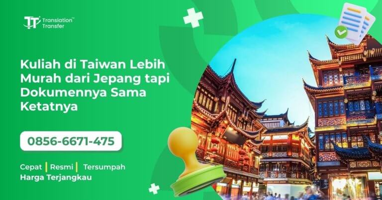 Kuliah di Taiwan Lebih Murah dari Jepang, tapi Dokumennya Sama Ketatnya