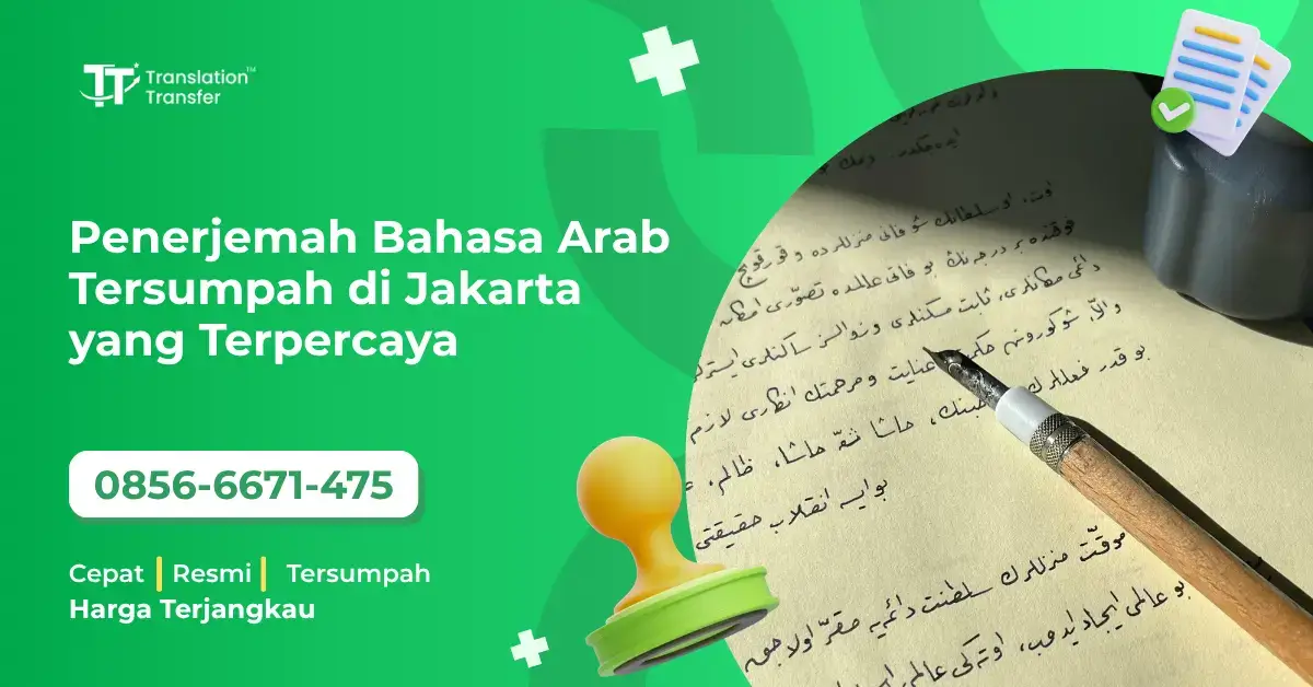 Penerjemah Bahasa Arab Tersumpah di Jakarta