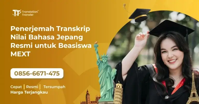 Penerjemah Transkrip Nilai Bahasa Jepang Resmi