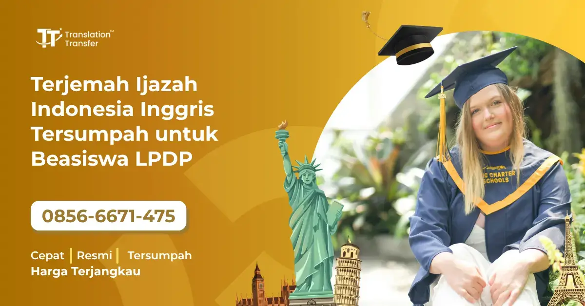Terjemah Ijazah Indonesia Inggris Tersumpah