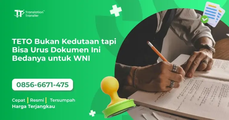 TETO Bukan Kedutaan tapi Bisa Urus Dokumen Ini Bedanya untuk WNI