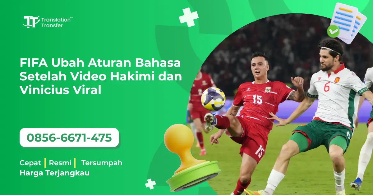 FIFA Ubah Aturan Bahasa Setelah Video Hakimi dan Vinicius Viral