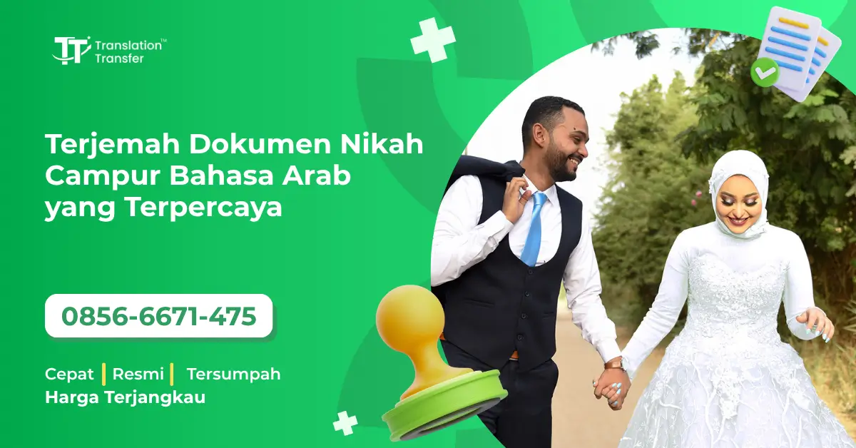 Terjemah Dokumen Nikah Campur Bahasa Arab yang Terpercaya