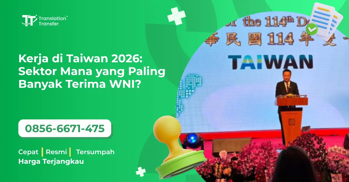 Kerja di Taiwan 2026: Sektor Mana yang Paling Banyak Terima WNI?