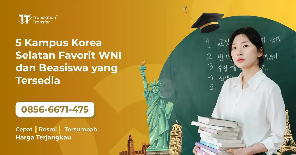 5 Kampus Korea Selatan Favorit WNI dan Beasiswa