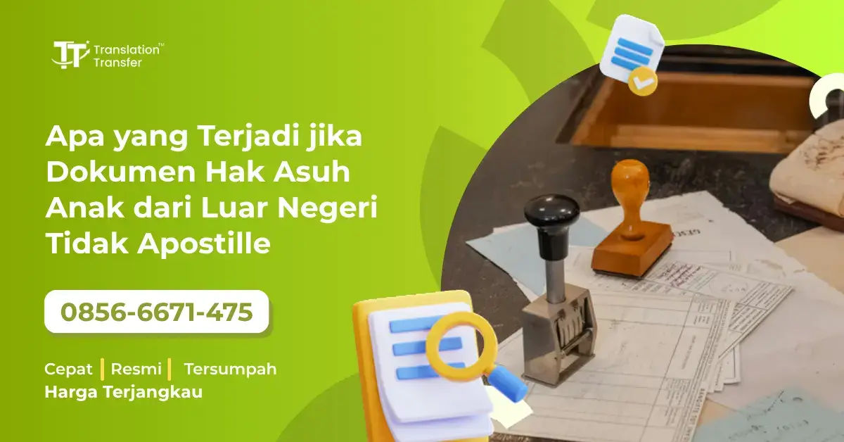 Dokumen Hak Asuh Anak dari Luar Negeri Tidak Apostille