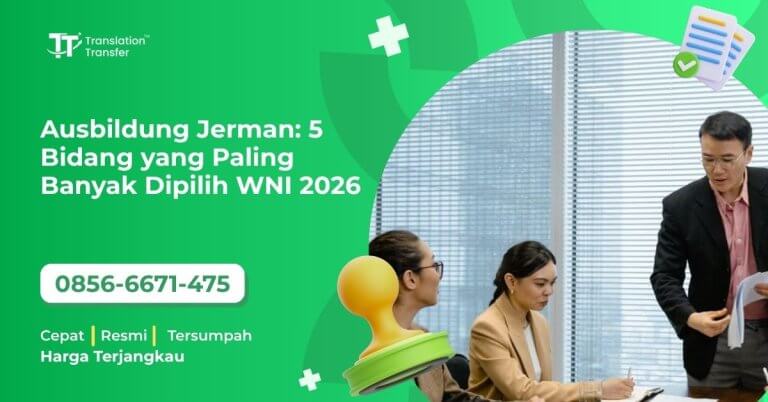 Ausbildung Jerman: 5 Bidang yang Paling Banyak Dipilih WNI 2026