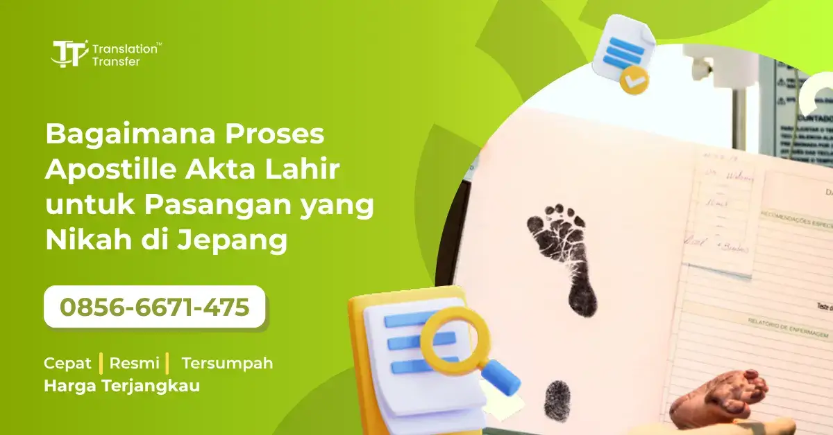 Proses Apostille Akta Lahir untuk Pasangan yang Nikah di Jepang