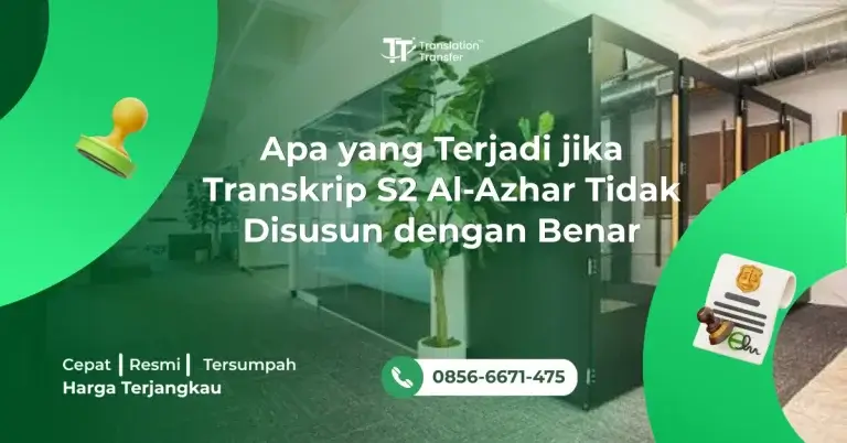 Apa yang Terjadi jika Transkrip S2 Al-Azhar Tidak Disusun dengan Benar