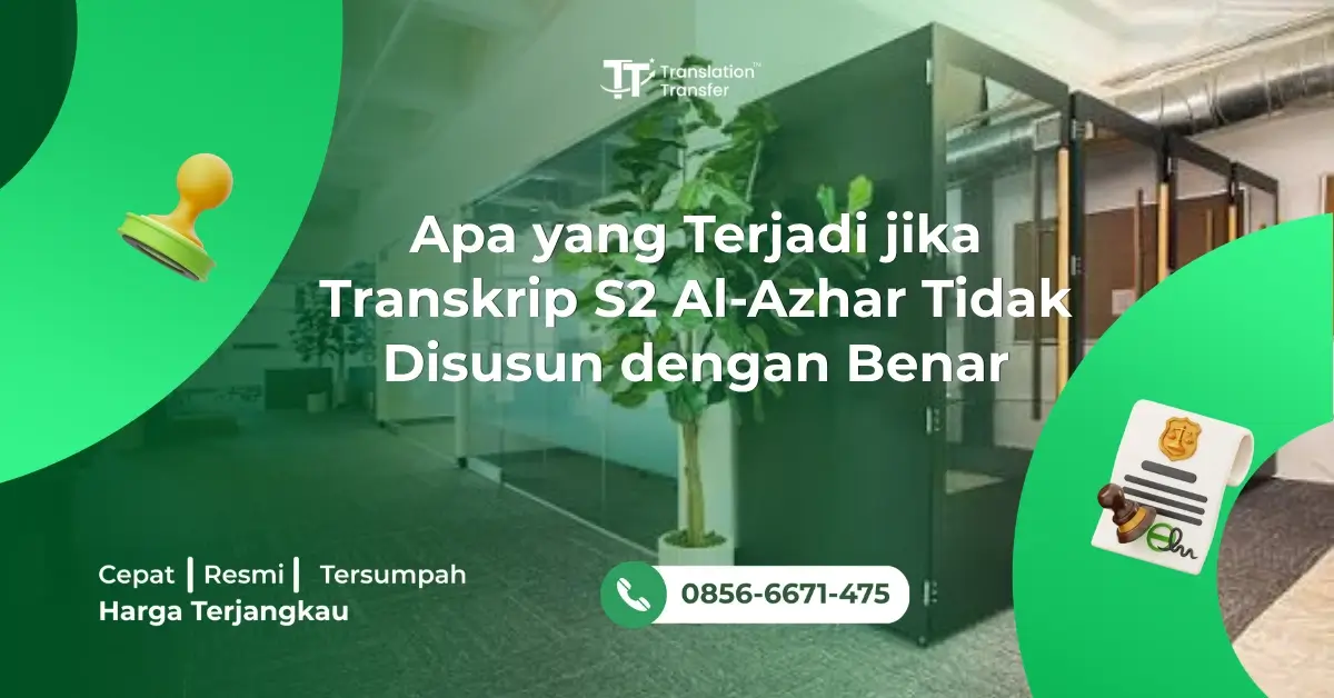 Apa yang Terjadi jika Transkrip S2 Al-Azhar Tidak Disusun dengan Benar