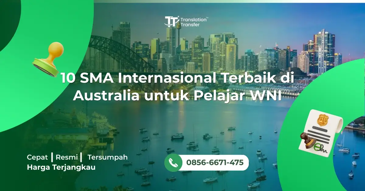 10 SMA Internasional Terbaik di Australia untuk Pelajar WNI
