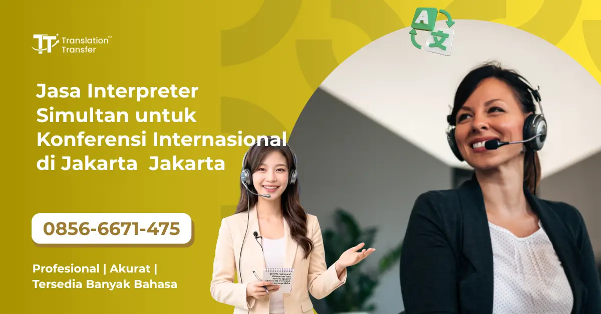 Jasa Interpreter Simultan untuk Konferensi Internasional di Jakarta