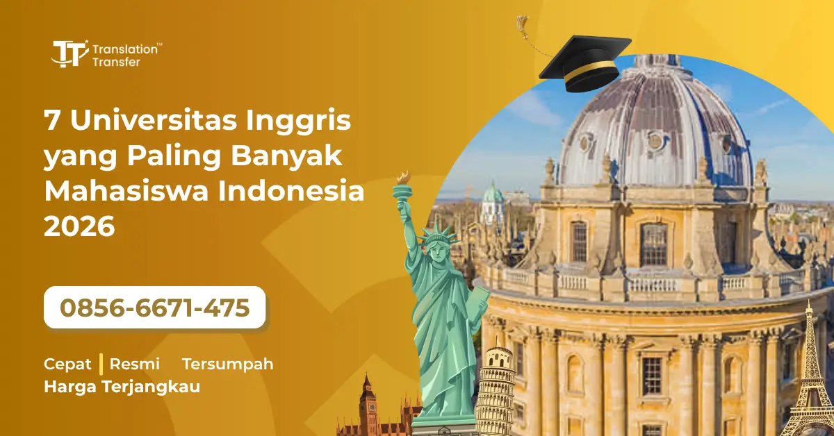 7 Universitas Inggris yang Paling Banyak Mahasiswa Indonesia 2026