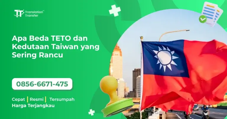 Apa Beda TETO dan Kedutaan Taiwan yang Sering Rancu