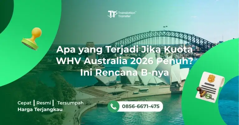 Apa yang Terjadi Jika Kuota WHV Australia 2026 Penuh? Ini Rencana B-nya