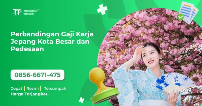 Perbandingan Gaji Kerja Jepang Kota Besar dan Pedesaan