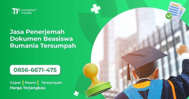Jasa Penerjemah Dokumen Beasiswa Rumania Tersumpah