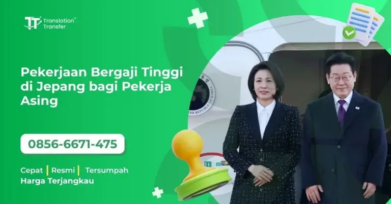 Pekerjaan Bergaji Tinggi di Jepang bagi Pekerja Asing