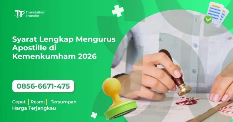 Syarat Lengkap Mengurus Apostille di Kemenkumham 2026
