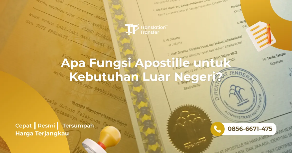 Apa Fungsi Apostille