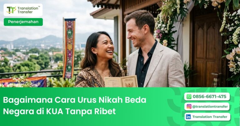 Cara Urus Nikah Beda Negara di KUA
