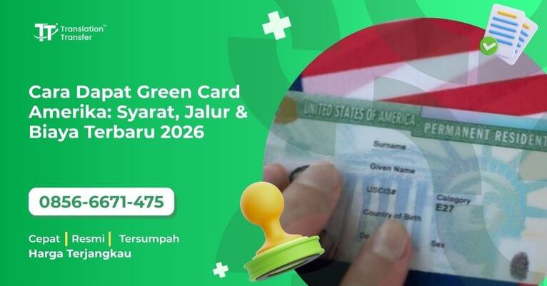 Cara Dapat Green Card Amerika