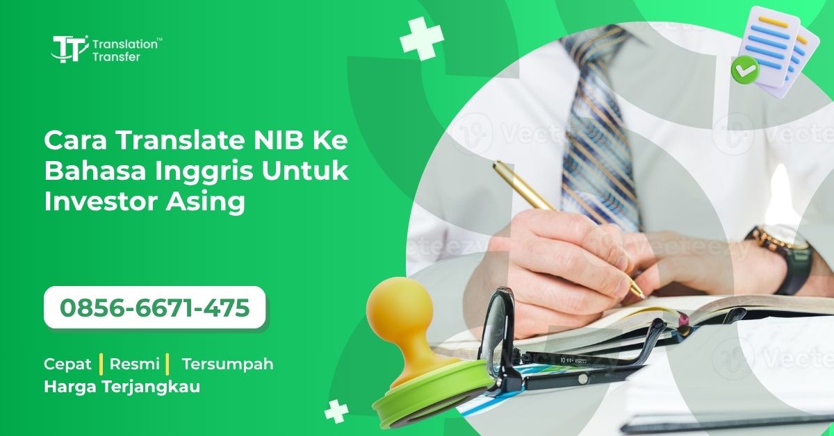 nib bahasa inggris