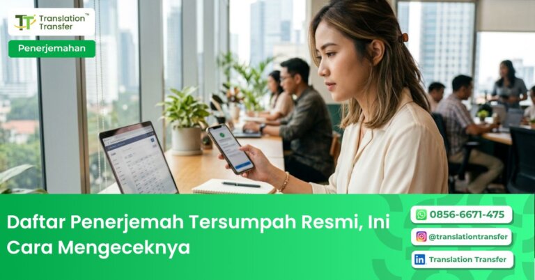 daftar penerjemah tersumpah resmi