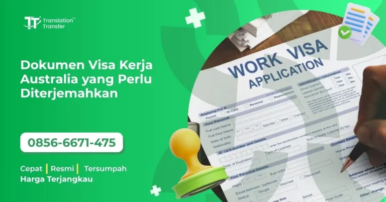 Dokumen Visa Kerja Australia