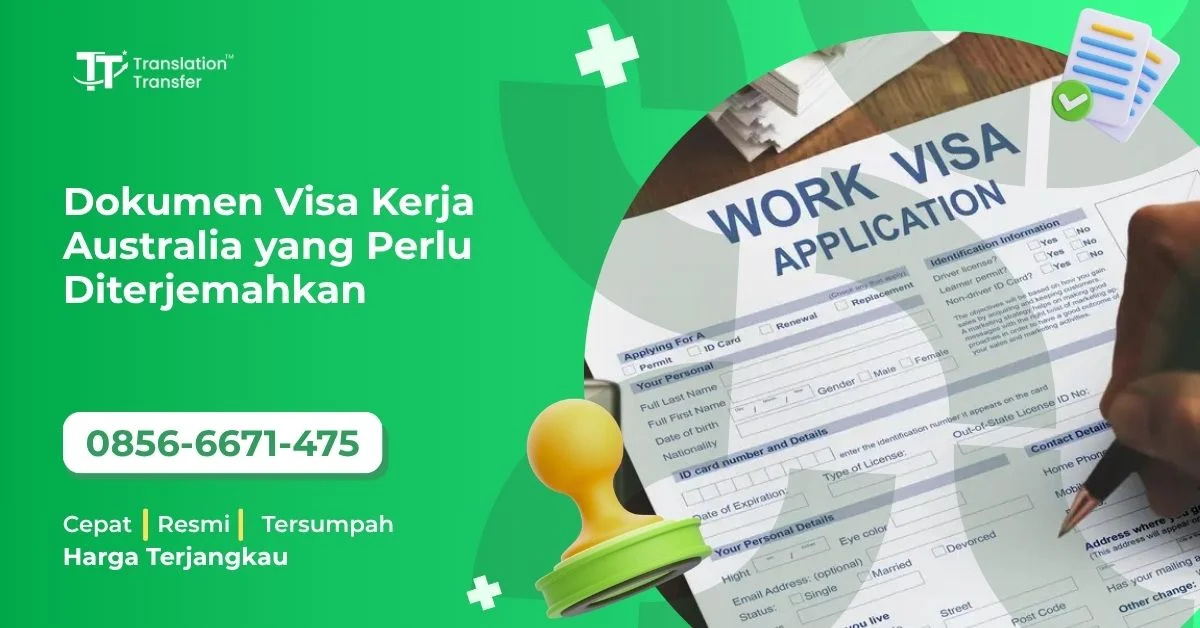 Dokumen Visa Kerja Australia