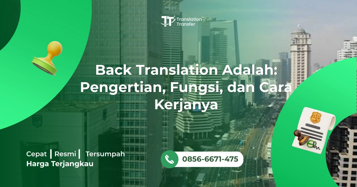 Back Translation Adalah: Pengertian, Fungsi, dan Cara Kerjanya