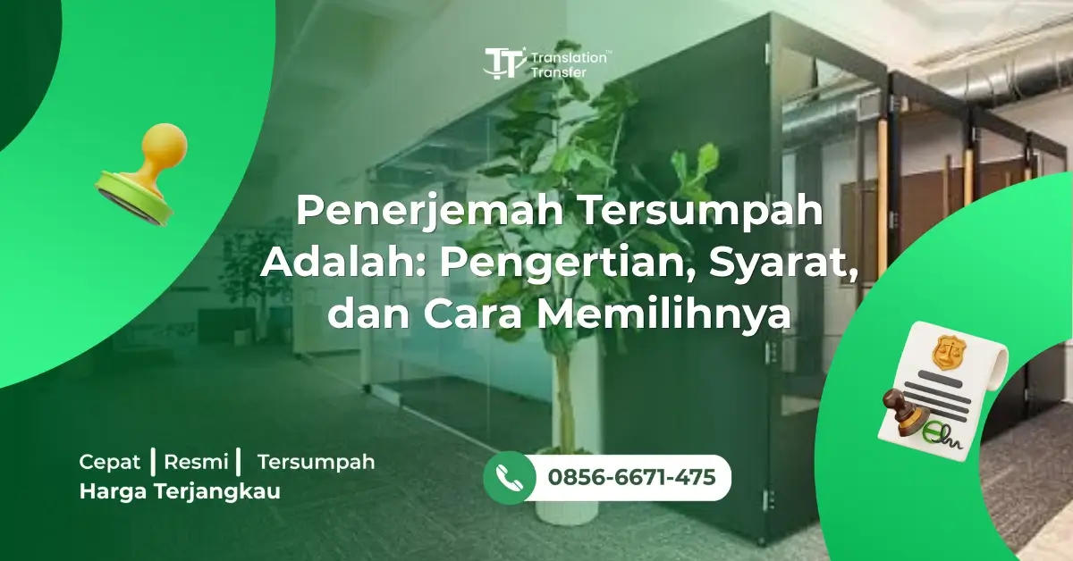 Penerjemah Tersumpah Adalah: Pengertian, Syarat, dan Cara Memilihnya
